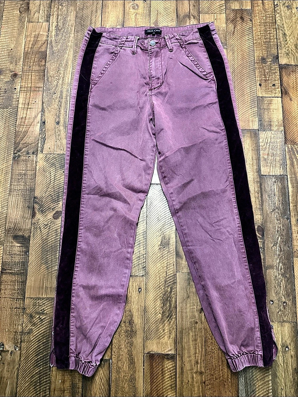 Dear John Purple Color Block Jogger Pants Waist 31